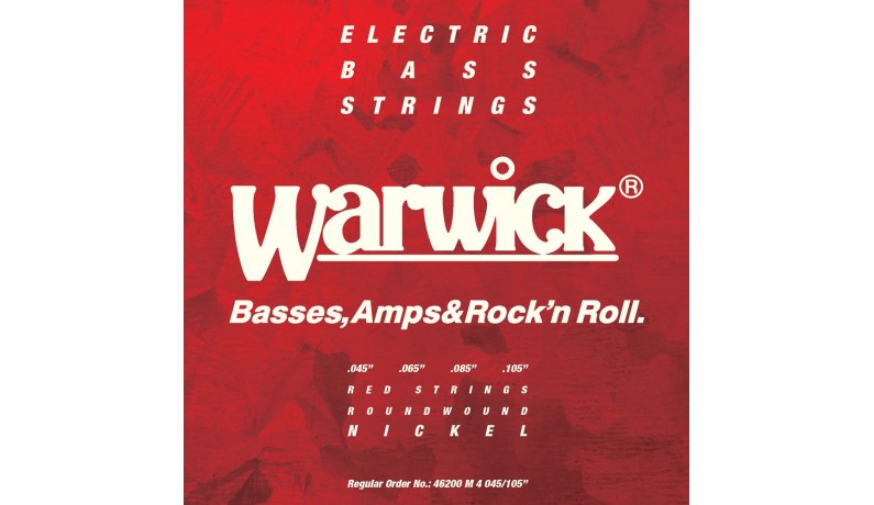 WARWICK 46200 M 4 Red Label nickel Струни для бас-гітари .045-.105