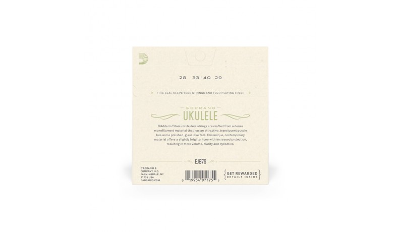 D'ADDARIO EJ87S Струни для укулеле Soprano