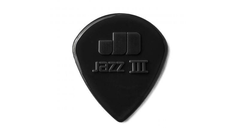 DUNLOP 473S Nylon Jazz ІІІ Stiffo Black  Медіатор чорного кольору