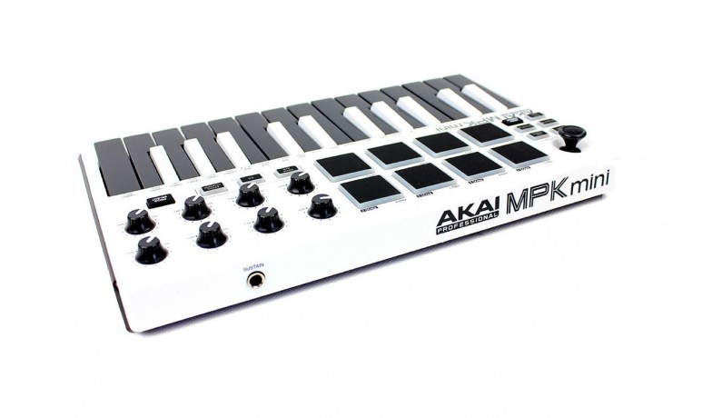 AKAI MPK MINI MK3 White MIDI клавіатура USB, 25 клавіш AKAI MPK MINI MK3 White MIDI клавіатура USB, 25 клавіш
