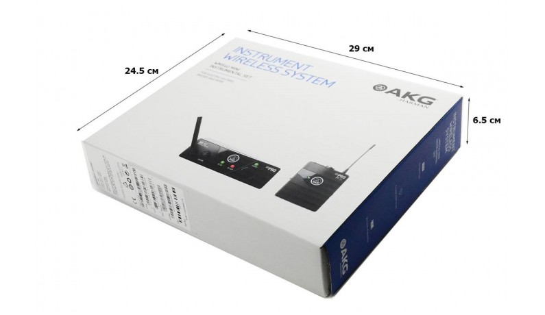 AKG WMS40 Mini Instrument Set ISM1 Радіосистема інструментальна UHF 863.1MHz AKG WMS40 Mini Instrument Set ISM1 Радіосистема інструментальна UHF 863.1MHz