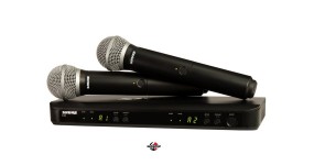 SHURE BLX288EPG58 Радіосистема UHF 742-766MHz, два ручних мікрофони