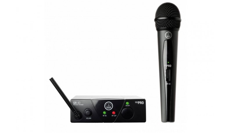 AKG WMS40 Mini Vocal Set Радіосистема UHF 661,100 Mhz, один ручний мікрофон AKG WMS40 Mini Vocal Set Радіосистема UHF 661,100 Mhz, один ручний мікрофон