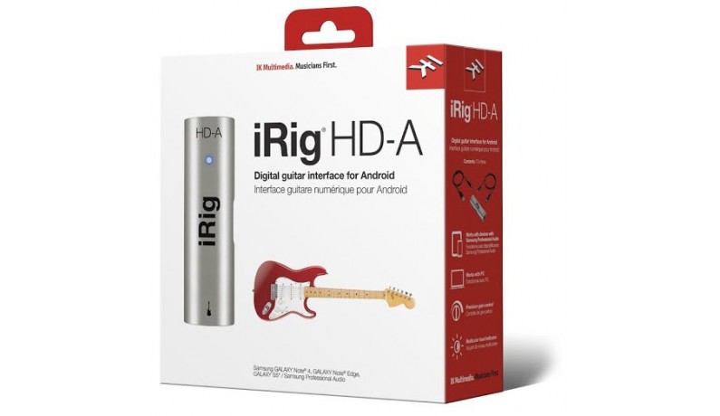 IK MULTIMEDIA IRIG HD-A Аудіоінтерфейс для Android IK MULTIMEDIA IRIG HD-A Аудіоінтерфейс для Android