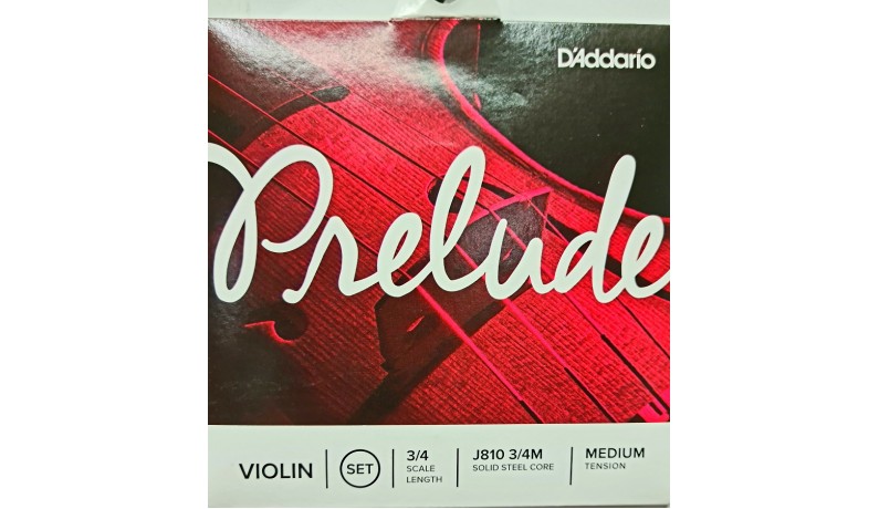 D'ADDARIO PRELUDE J810 3/4M Струни для скрипки 3/4 D'ADDARIO PRELUDE J810 3/4M Струни для скрипки 3/4