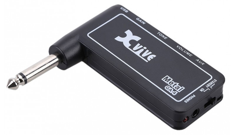 XVIVE GA-4 black Metal Підсилювач гітарний для навушників XVIVE GA-4 black Metal Підсилювач гітарний для навушників