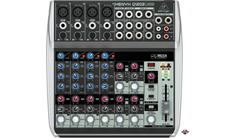 BEHRINGER XENYXQ1202USB Мікшерний пульт 4+4, USB
