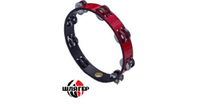 REMO TA611052 Тамбурин 10", без пластика, 8 пар дзвонів x 1ряд, червоний з білим