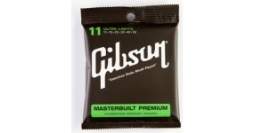 GIBSON SAG-MB11 Masterbuilt Phos Bronze Acoustic .011-.052 Струни для акустичної гітари "Masterbuilt"