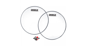 PEACE DHE101/14" SNARE Резонаторний пластик 14"  прозорий, товщина 0,188 мм