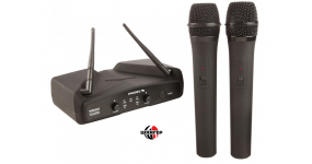 PROEL WM202DM Радіосистема UHF 863.900/864,99MHz, два ручних динамічних мікрофони