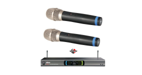 MIPRO MR823D/MH80*2/MD20 Радіосистема UHF (799.450/814.875 MHz) два ручних мікрофони