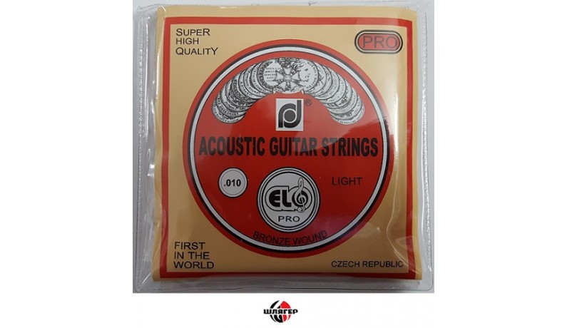 ELO Струни для акустичної гітари бронза .010-.046