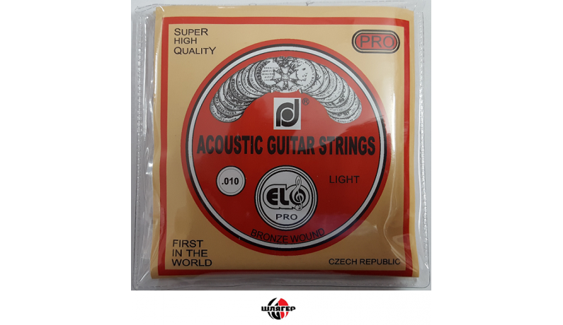 ELO Струни для акустичної гітари бронза .010-.046