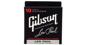 GIBSON SEG-LP10 LES PAUL PURE NICKEL WOUND .010-.046 Струни для електрогітари .010-.046