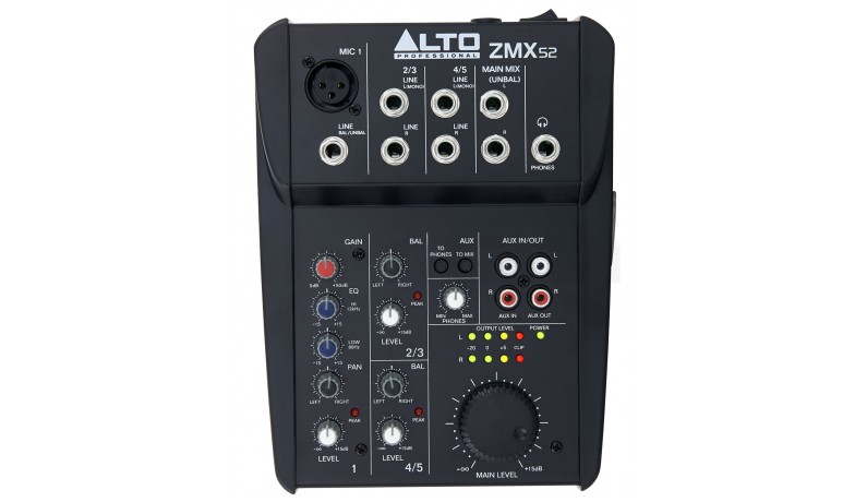 ALTO ZMX52 Мікшерний пульт 1+2 ALTO ZMX52 Мікшерний пульт 1+2
