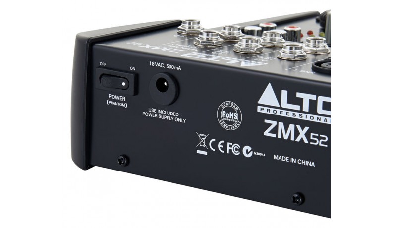 ALTO ZMX52 Мікшерний пульт 1+2 ALTO ZMX52 Мікшерний пульт 1+2