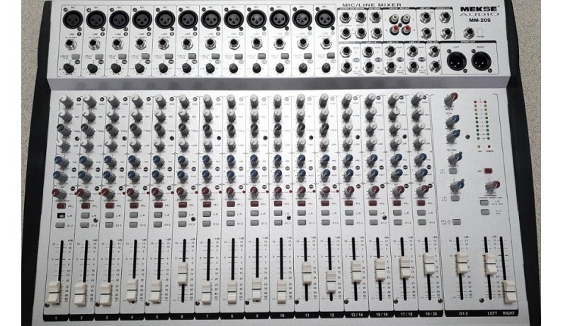 MEKSE MM20S Мікшерний пульт 12+4 MEKSE MM20S Мікшерний пульт 12+4