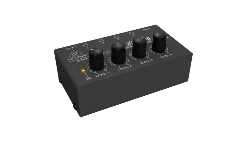 BEHRINGER HA400 Підсилювач для навушників BEHRINGER HA400 Підсилювач для навушників