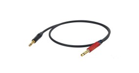 PROEL ESO140LU5 Готовий інструментальний кабель 6,3/6,3 Neutrik з замиканням сигналу, 5м.