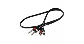 ROCKCABLE RCL 20932 D4 Готовий мультимедійний кабель 2х6,3-2хRCA, 1,5м.