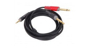 KLOTZ AY50600 Готовий мультимедійний кабель 3.5-2х6.3, 6м