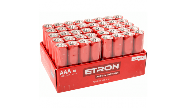 ETRON AAA Батарейка LR03 1.5V ETRON AAA Батарейка LR03 1.5V