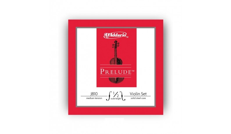 D'ADDARIO PRELUDE J810 1/2M Струни для скрипки 1/2 сер. жорсткості D'ADDARIO PRELUDE J810 1/2M Струни для скрипки 1/2 сер. жорсткості