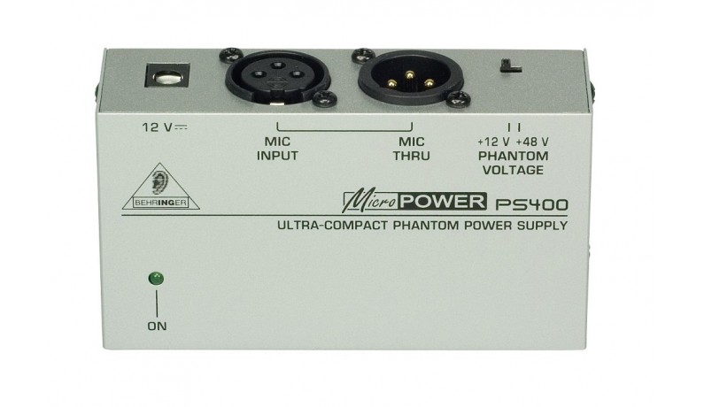 BEHRINGER PS400 Джерело фантомного живлення BEHRINGER PS400 Джерело фантомного живлення