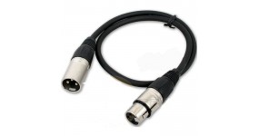 ROCKCABLE RCL 30301 D7 Готовий мікрофонний кабель XLR-f - XLR-m, 1м.