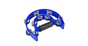 MAXTONE China 818C BlueТамбурин півкруглий подвійний