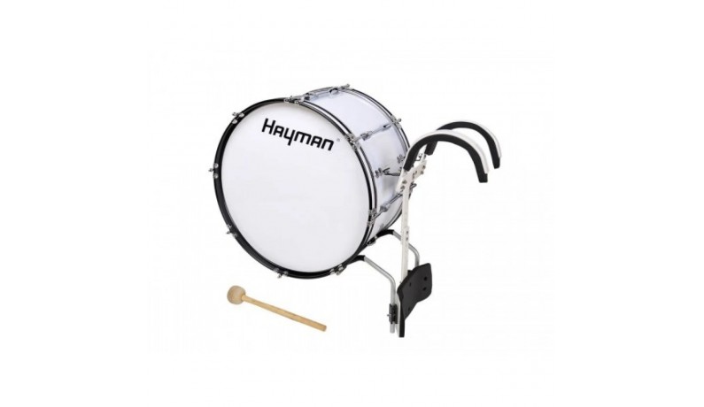 HAYMAN MDR-2612 White Маршовий барабан 26" HAYMAN MDR-2612 White Маршовий барабан 26"