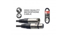 STAGG SMC1 Готовий мікрофонний кабель XLR-XLR, 1м