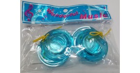 MAXTONE Taiwan WR-62 Кастаньєт пластмасовий прозоро-синій