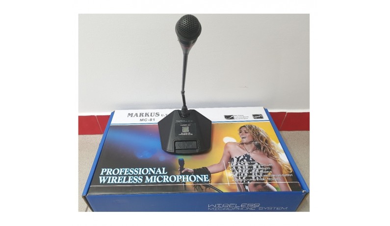 MARKUS MC 81 РадіоКонференційний мікрофон для головуючого WIFI48 MARKUS MC 81 РадіоКонференційний мікрофон для головуючого WIFI48