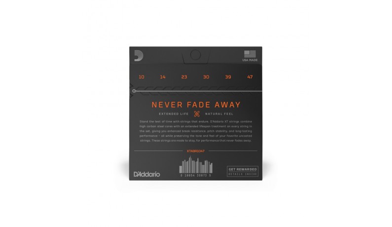 D'ADDARIO XTABR1047 80/20 Bronze Extra Light Струни для акустичної гітари D'ADDARIO XTABR1047 80/20 Bronze Extra Light Струни для акустичної гітари