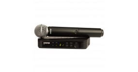 SHURE BLX24E/SM58-K3E Радіосистема UHF 606-630mHz, один ручний мікрофон