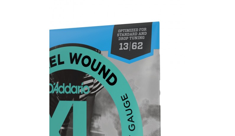 D'ADDARIO EXL158 Nickel steel XL Baritone Light Струни для електрогітари .013-.062 D'ADDARIO EXL158 Nickel steel XL Baritone Light Струни для електрогітари .013-.062