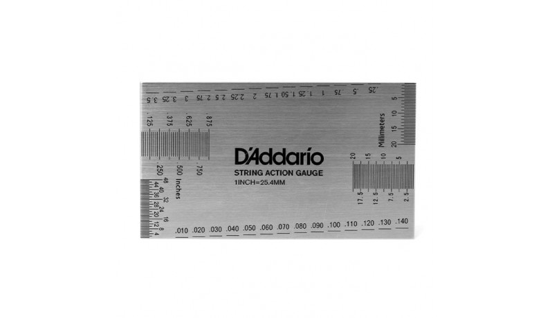 D'ADDARIO PW-SHG-01 Лінійка для вимірювання висоти струн D'ADDARIO PW-SHG-01 Лінійка для вимірювання висоти струн
