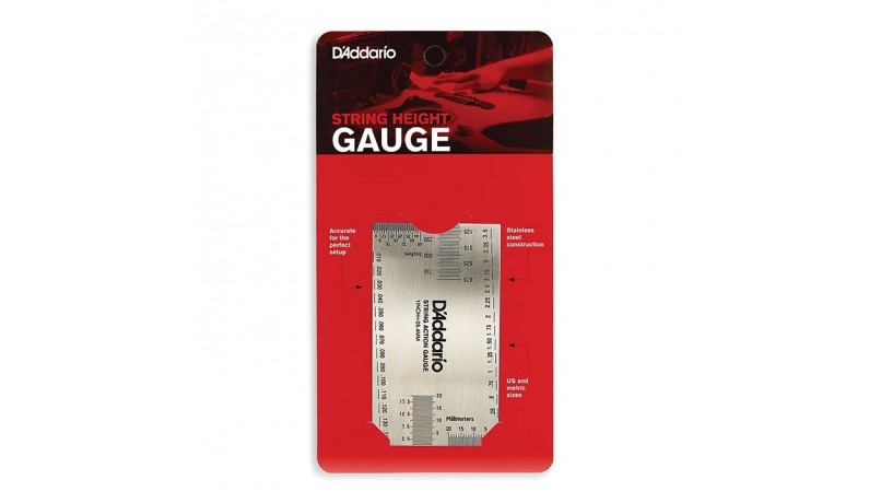 D'ADDARIO PW-SHG-01 Лінійка для вимірювання висоти струн D'ADDARIO PW-SHG-01 Лінійка для вимірювання висоти струн