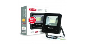 MAXUS 1-MAX-01-LFL-2050 Прожектор світлодіодний 20W, 5000 K, IP65