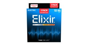 ELIXIR EL NW L (3 Pack) Струни для електрогітари .010-.046