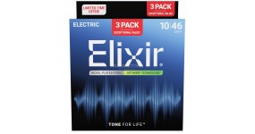 ELIXIR EL OW L (3 Pack) Струни для електрогітари .010-.046
