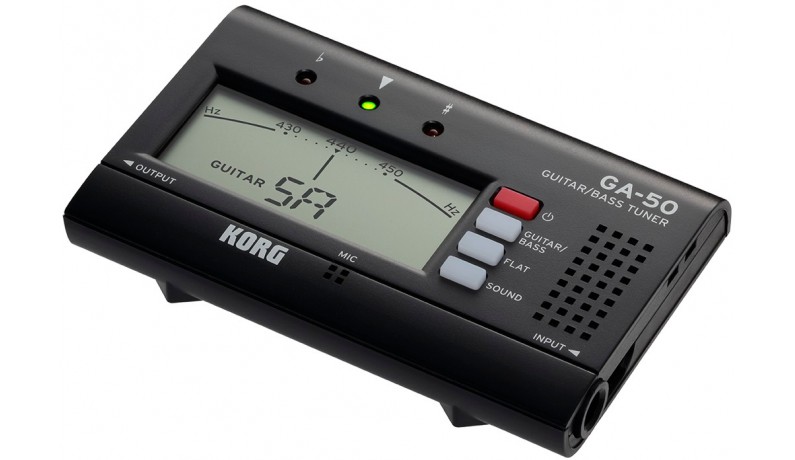 KORG GA-50 BK Тюнер цифровий гітарно-басовий