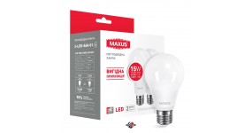 MAXUS 2-LED-568-01 Лампа світлодіодна матова 15W 4100 K E27