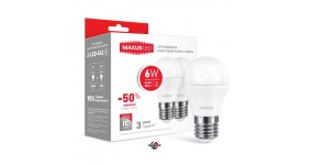 MAXUS 2-LED-541-01 Лампа світлодіодна 6W 3000K E27
