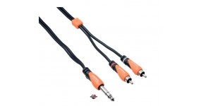 BESPECO SiLOS SLYSRM300 Готовий мультимедійний кабель стерео 6,3 /2*RCA, 3 м
