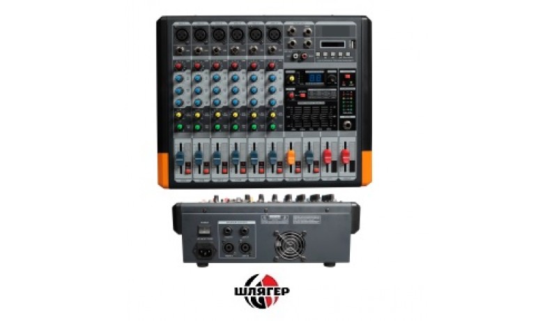 BIG PM6 FX99USBEQ 2*250W Мікшерний пульт з підсилювачем, 6 мік., 2х250Вт.,+48В. BIG PM6 FX99USBEQ 2*250W Мікшерний пульт з підсилювачем, 6 мік., 2х250Вт.,+48В.