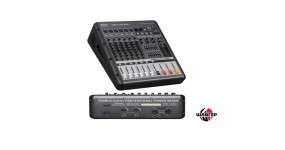 BIG PMB1100FXMP3 Мікшерний пульт з підсилювачем 6+1, 2*550Вт(4ом), 16 DSP, +48V