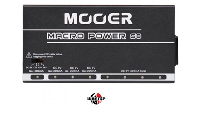 MOOER Macro Power S8 Блок живлення для гітарних педалей MOOER Macro Power S8 Блок живлення для гітарних педалей